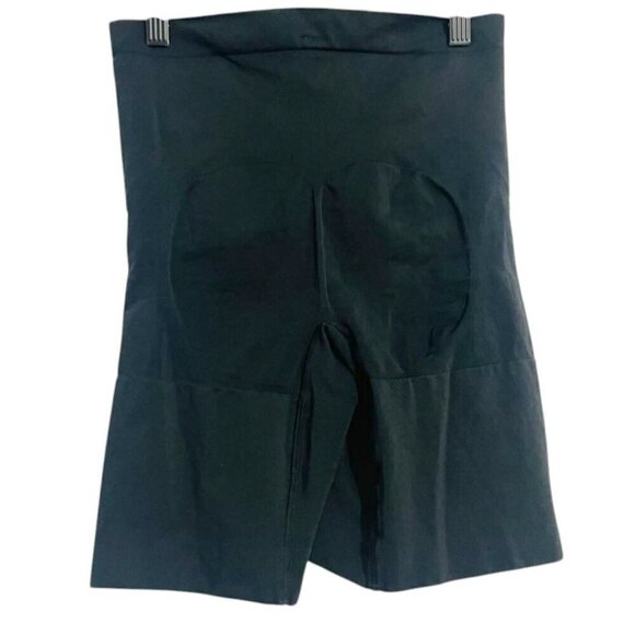 SPANX Size Large Shaping Bottom Black Slimming Smoothing Black Mid Thigh - Picture 3 of 8